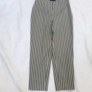 Piazza Sempione  Dark Grey and White Stripped pant